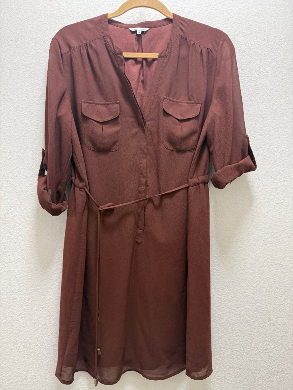 Naked Zebra Brown Dress L